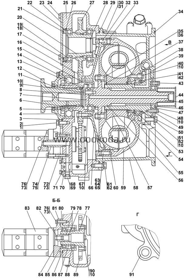 1101-14-2-01-20СП Гидротрансформатор с редуктором привода насосов