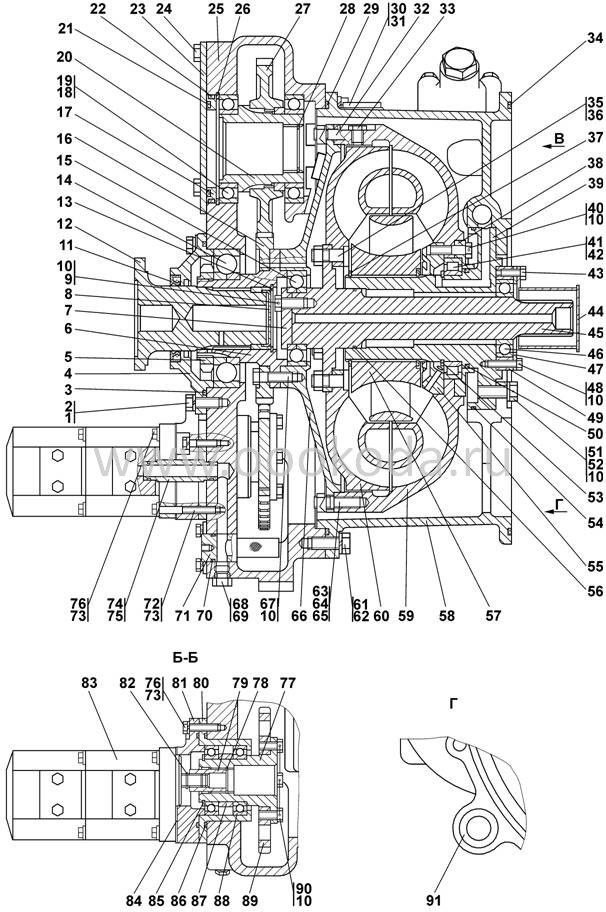 1101-14-2-01-20СП Гидротрансформатор с редуктором привода насосов