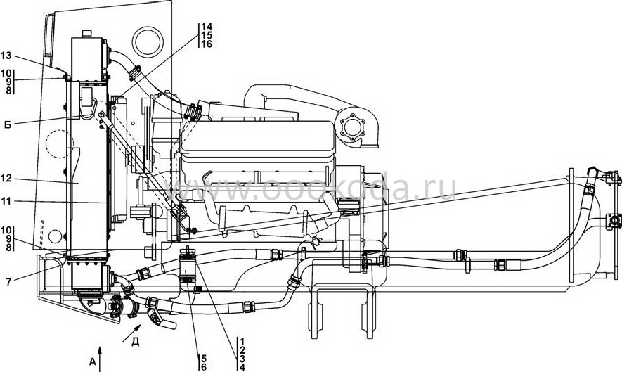 2002-60-2-02СП Система охлаждения двигателя и трансмиссии