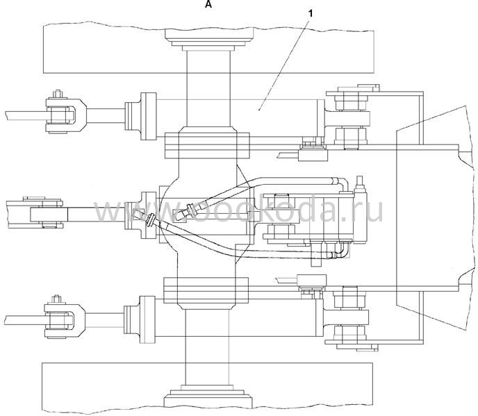 410602-95-1СП Установка гидроцилиндров погрузочного оборудования