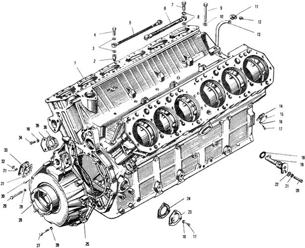 Блок цилиндров двигателя ЯМЗ 240 НМ2